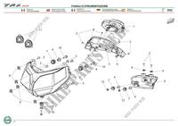 FARO / RELOJES COMPLETOS para Benelli TRK 502 ABS (E4) (L7-M0) 2017