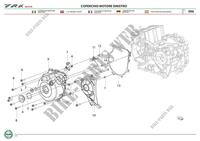 TAPAS MOTOR IZQUIERDA para Benelli TRK 502 ABS (E4) (L7-M0) 2017