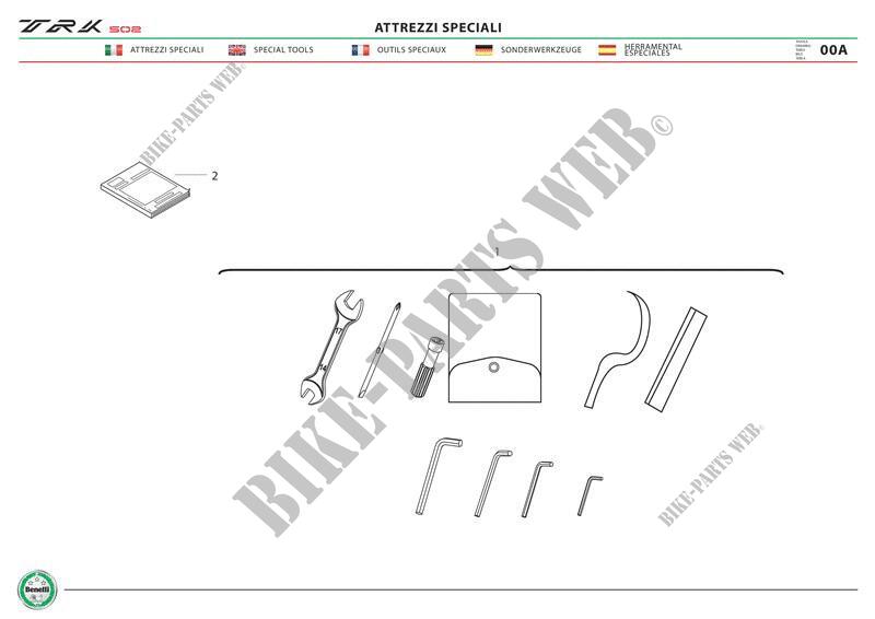 EQUIPO para Benelli TRK 502 ABS (E4) (L7-M0) 2017