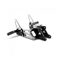 KIT REPOSAPIÉS PASAJERO REGULABLE GRIS PARA BN 251 BENELLI-Benelli