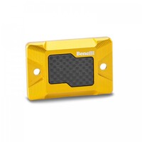 TAPA DEL CILINDRO MAESTRO DEL FRENO DELANTERO ERGAL ANODIZADO AMARILLO PARA TORNADO NAKED T 125 BENELLI-Benelli