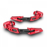 PROTECTOR DE MANILLAR ERGAL ANODIZADO ROJO PARA TORNADO NAKED T 125 BENELLI-Benelli